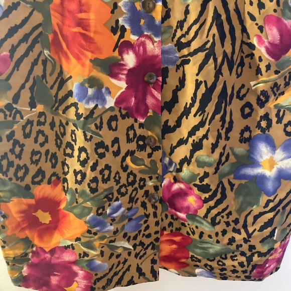 Vintage mixed print shift dress - Picture 7 of 7